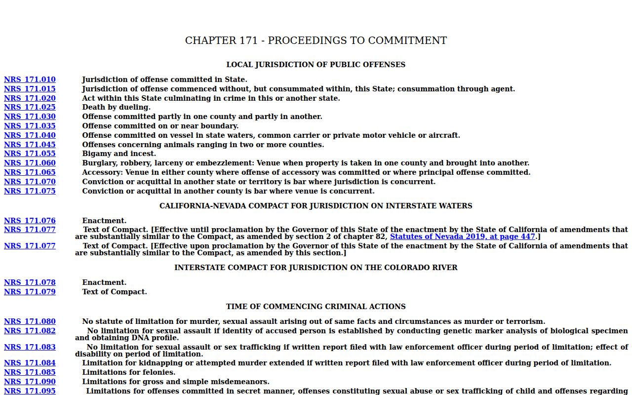 Mineral County arrest warrant probable cause statute